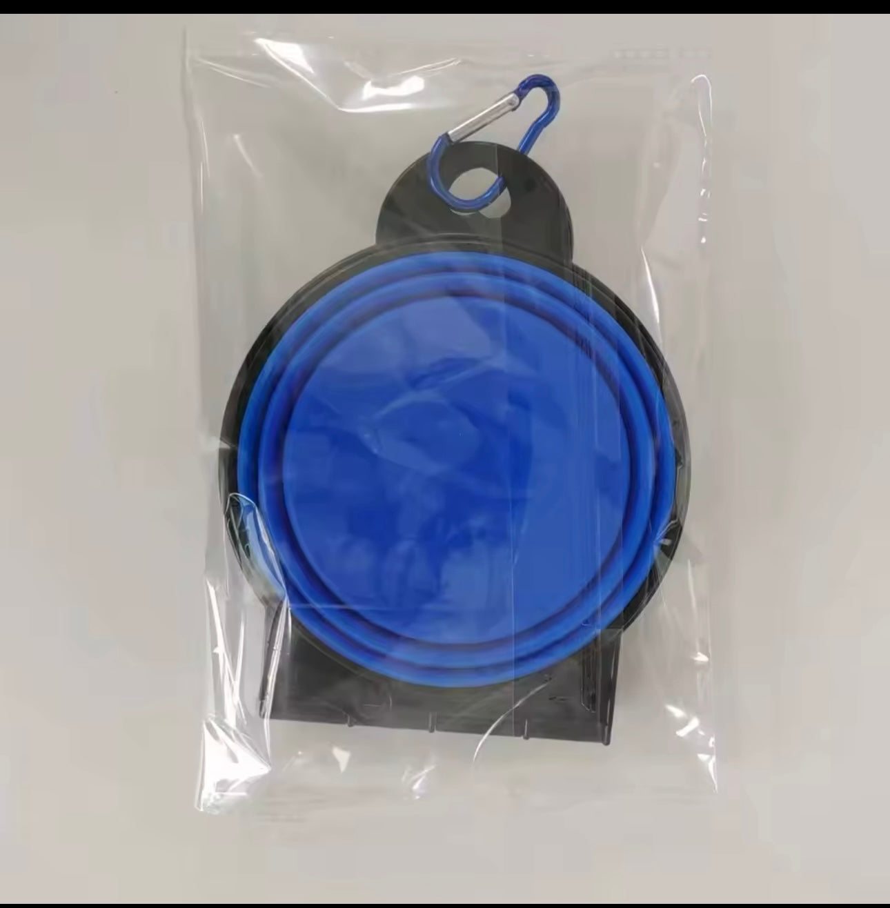 1-piece 2-in-1 foldable dual bowl feeding bowl portable outdoor travel dog and cat drinking bowl